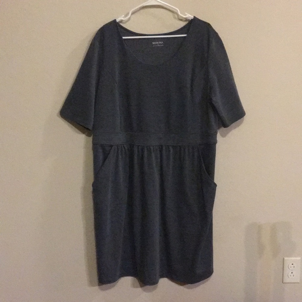 Dark Grey Merona Dress w/ Pockets